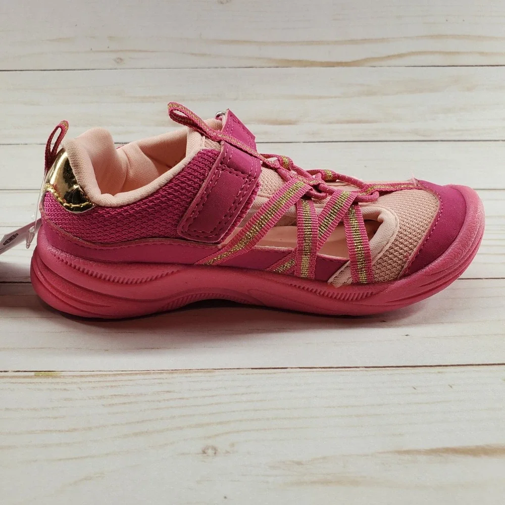 OshKosh Girls Size‎ 11 Sandals Pink Charis Summer Bump Toe